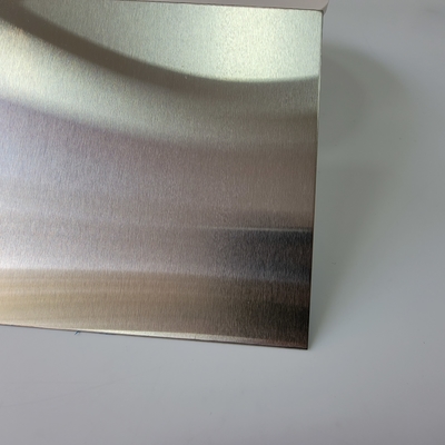 Lembaran Logam Stainless Steel Hitam Disikat 2mm 48 X 96 Panel Baja Disikat 403f 404 409 430f