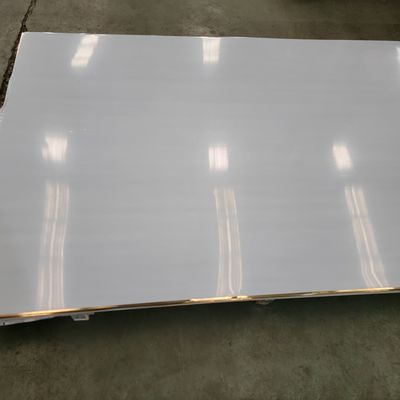Kualitas  Thick 304 Stainless Steel Sheet 2B BA 8K Finish 0.3mm With Excellent Formability pabrik