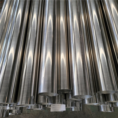 ASTM 316l Stainless Steel Welded Pipe Sanitary Tube Untuk Dekorasi 3000mm