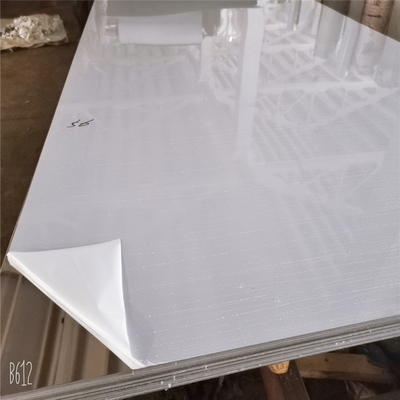 8K cermin Finish 304 stainless steel plate sheet 48&quot; Lebar 30 Ksi Kekuatan output